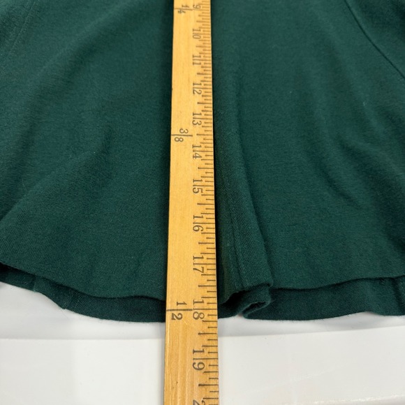 GAP Wool Skirt A Line Flared Green Knee Length Made in USA Classic Women's M - Picture 7 of 7